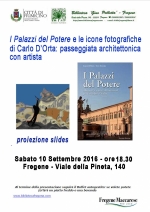 Presentazione del libro I Palazzi del Potere e le icone iconografiche di Carlo d'Orta: passeggiata architettonica con artista
